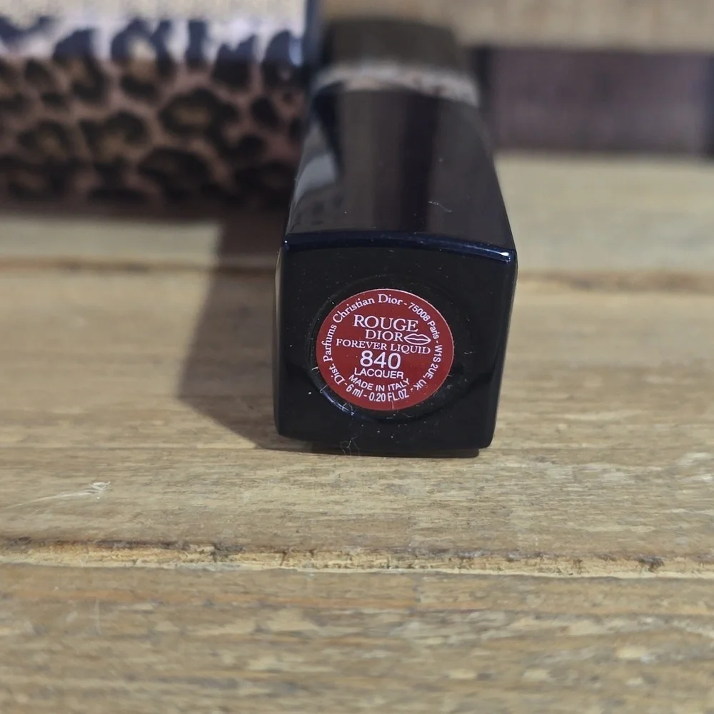 Christian Dior Mitzah Leopard Print Lipstick Case Limited Edition With Lipstick